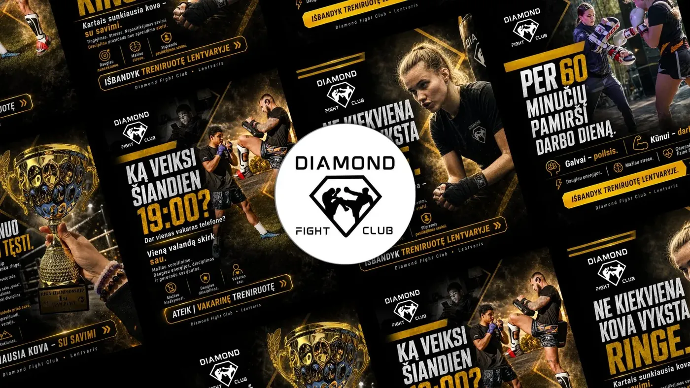 Diamond Fight Club turinys socialiniams tinklams