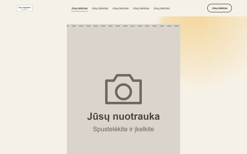 Šablono „Studija“ pradžios puslapis: sveikatos, judesio ir reabilitacijos studijos